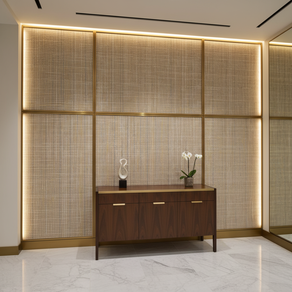 Stingray City - Desert Upholstered Wall Panel | Architectural Fabrics
