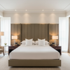 Aarden - Earthen Taupe Silicone Hybrid Upholstered Headboard | Architectural Fabrics