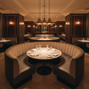 Front Royal Stone Upholstered Banquette | Architectural Fabrics