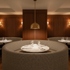 Turks Landing - Bark Upholstered Banquette | Architectural Fabrics
