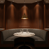 Rattan Bay - Wolf Upholstered Banquette | Architectural Fabrics