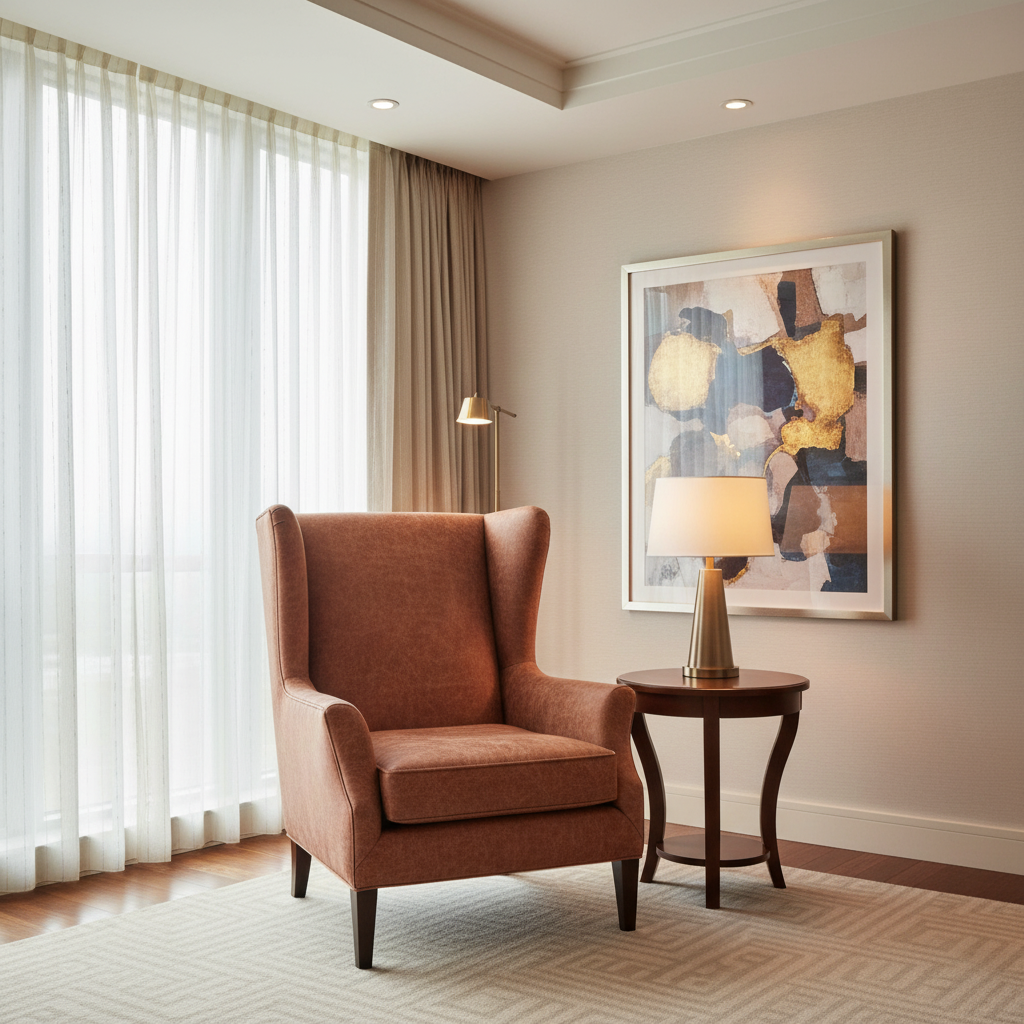 Fine Pebble Grain Rustic Sienna Upholstered Chair | Architectural Fabrics