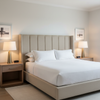 Algiers - Oatmeal Performance Vinyl Upholstered Headboard | Architectural Fabrics
