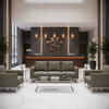 Axis - Axis Etched Polyurethane Upholstered Sofa | Architectural Fabrics
