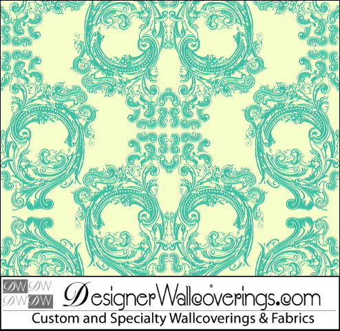 Noah's Baroque Skulls Wallcovering | DW Bespoke Studios