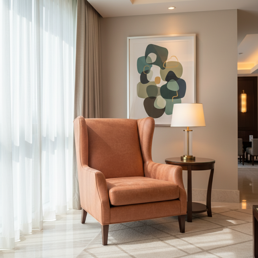 Pinnacle Rock - Sunset Upholstered Chair | Architectural Fabrics
