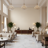 Marseilles Vinyl | Hollywood Wallcoverings - Hotel Lobby commercial room setting
