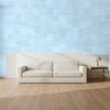 Nantucket Grasscloth Angel Blue Wallcovering | Phillipe Romano room setting