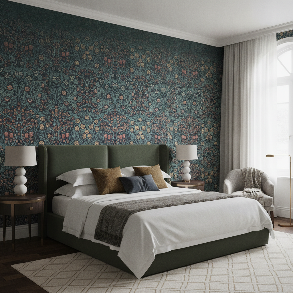 Custom Mural room setting