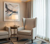 BARNUM - Stone Texture Upholstery Upholstered Chair | Architectural Fabrics