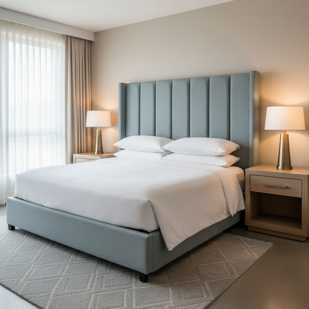 Tweed Bay - Patina Upholstered Headboard | Architectural Fabrics