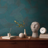 French Affair Teal Wallcovering | AS Creation