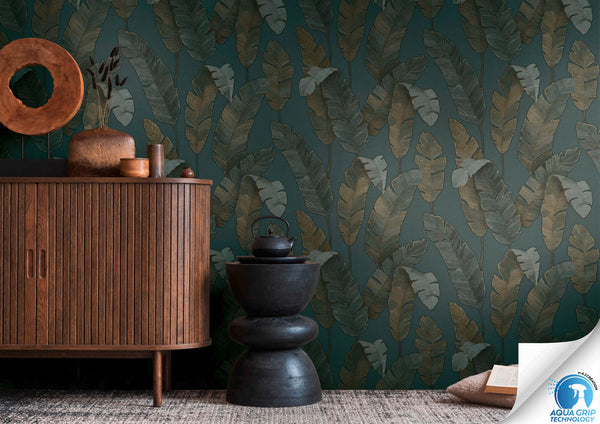 Designdrop Teal Wallcovering | AS Creation