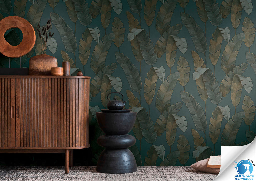 Designdrop Teal Wallcovering | AS Creation