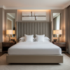 Turks Landing - Bark Upholstered Headboard | Architectural Fabrics