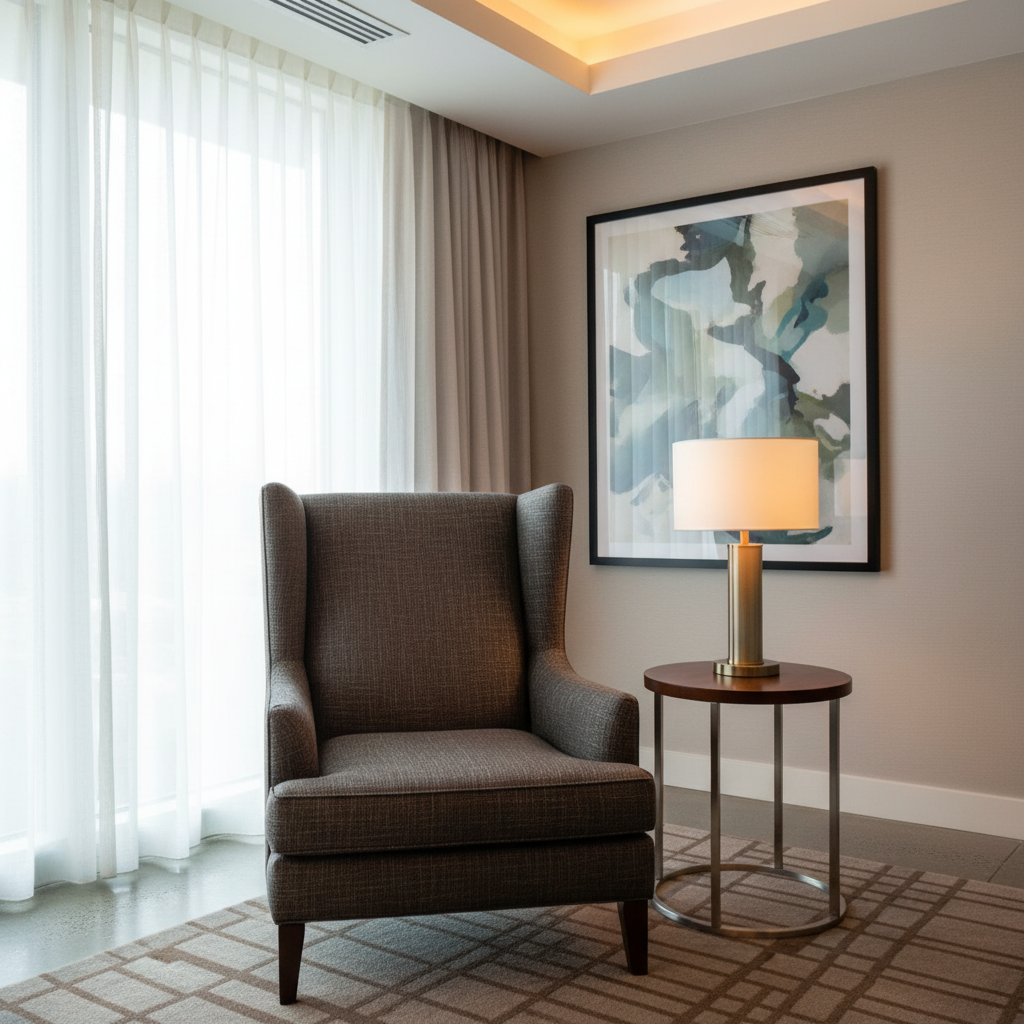 Rincon - Pepper Upholstered Chair | Architectural Fabrics