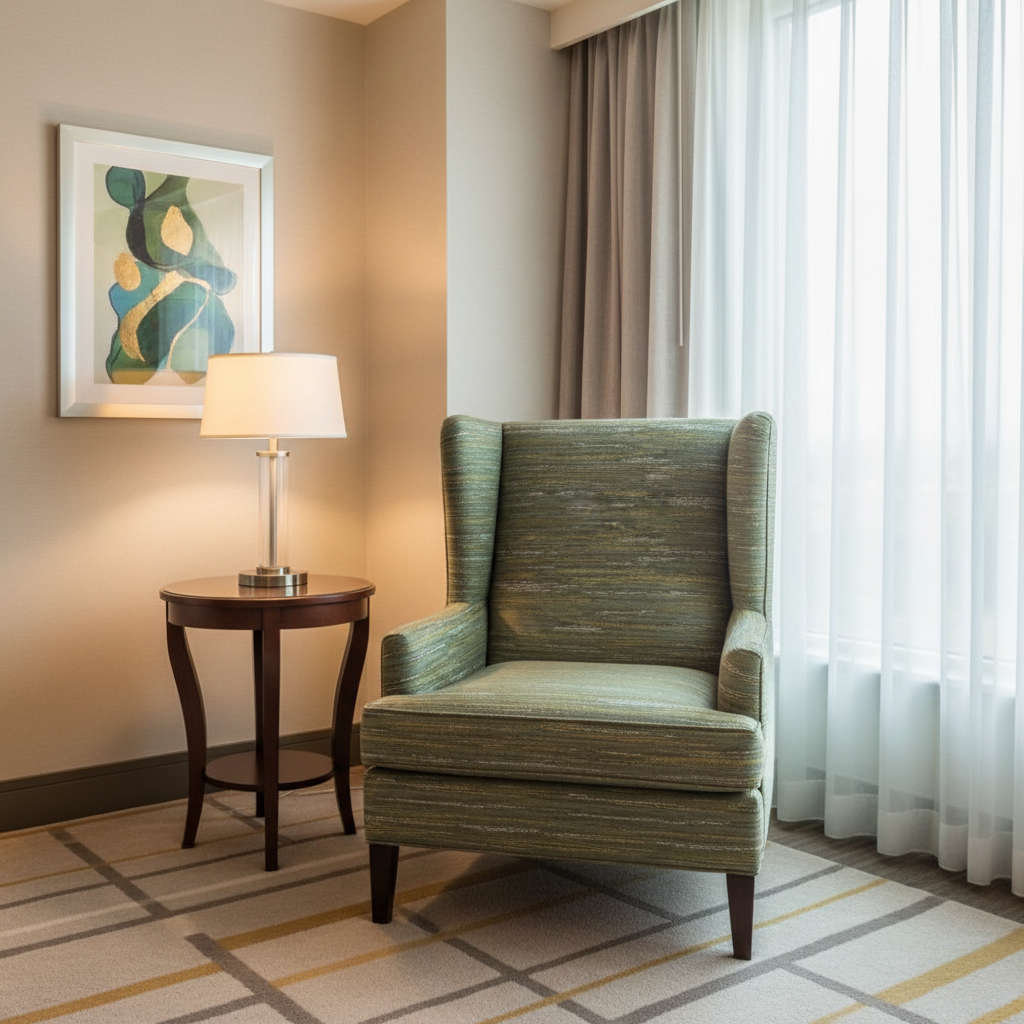 Pigeon Island - Sage Upholstered Chair | Architectural Fabrics