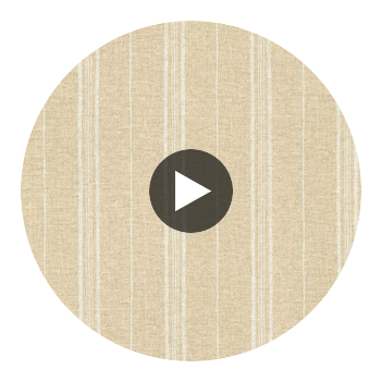 Calais Beige Grain Stripe Wallcovering Circular Swatch | LA Walls