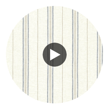 Calais Navy Grain Stripe Wallcovering Circular Swatch | LA Walls
