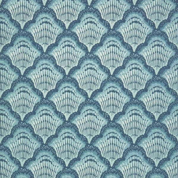 Calico Shell Aqua Wallcovering | Architectural Wallcoverings