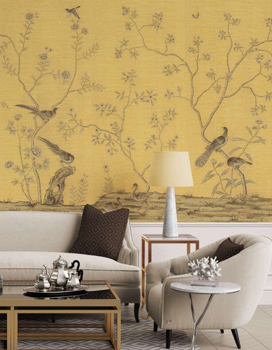 Calloway Mustard Yellow | Mural Source