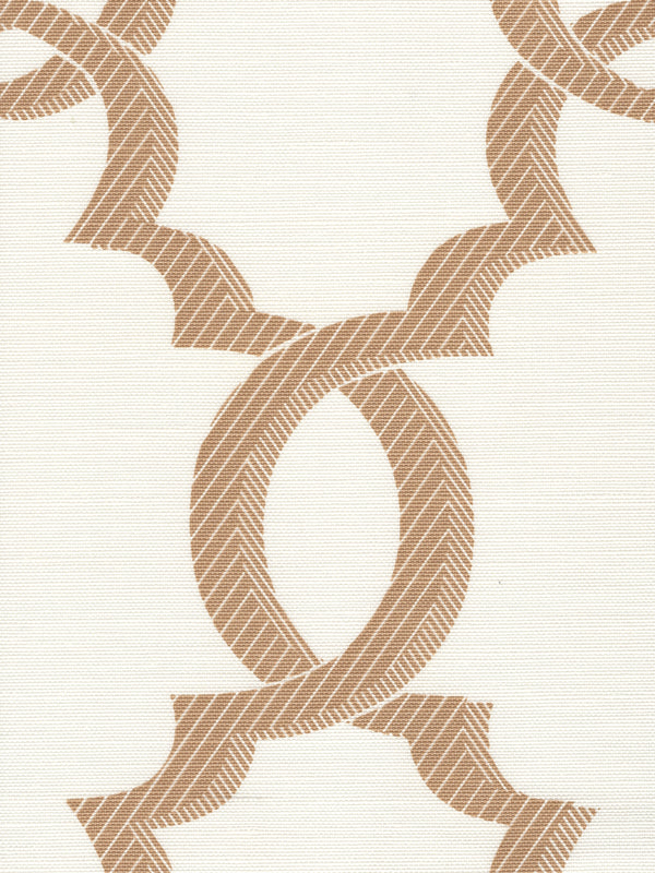 El Cid, Camel on Light Tint Wallcoverings | Quadrille
