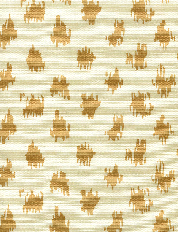 Zizi Spot Camel on Tint Screen Printed - Beige Fabric | China Seas