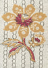 Mccallum Floral Stripe, Camel Red Brown on Tint