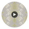 Camila Moss Modern Damask Wallcovering Wallcovering Circular Swatch | LA Walls
