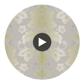 Camila Moss Modern Damask Wallcovering Wallcovering Circular Swatch | LA Walls