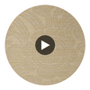 Canal Damask Durable Vinyl | Hollywood Wallcoverings Circular Swatch | Hollywood Wallcoverings