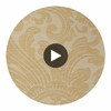 Canal Damask Durable Vinyl | Hollywood Wallcoverings Circular Swatch | Hollywood Wallcoverings