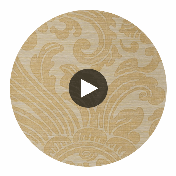 Canal Damask Durable Vinyl | Hollywood Wallcoverings Circular Swatch | Hollywood Wallcoverings