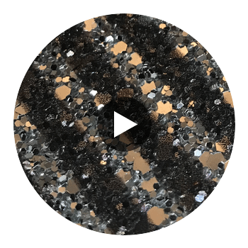 GLM-4021 Candy Stripe Glitter Black On Silver designer-wallcoverings-los-angeles 2