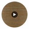 Canstalata Grasscloth | Phillipe Romano Circular Swatch | DW