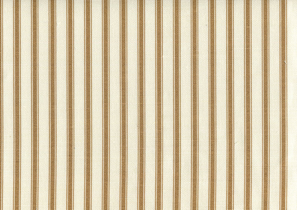 Chapelle Stripe Caramel on Tint Screen Printed Fabric | China Seas