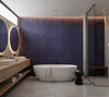 Carolina Cork Navy | Phillipe Romano - bathroom room setting
