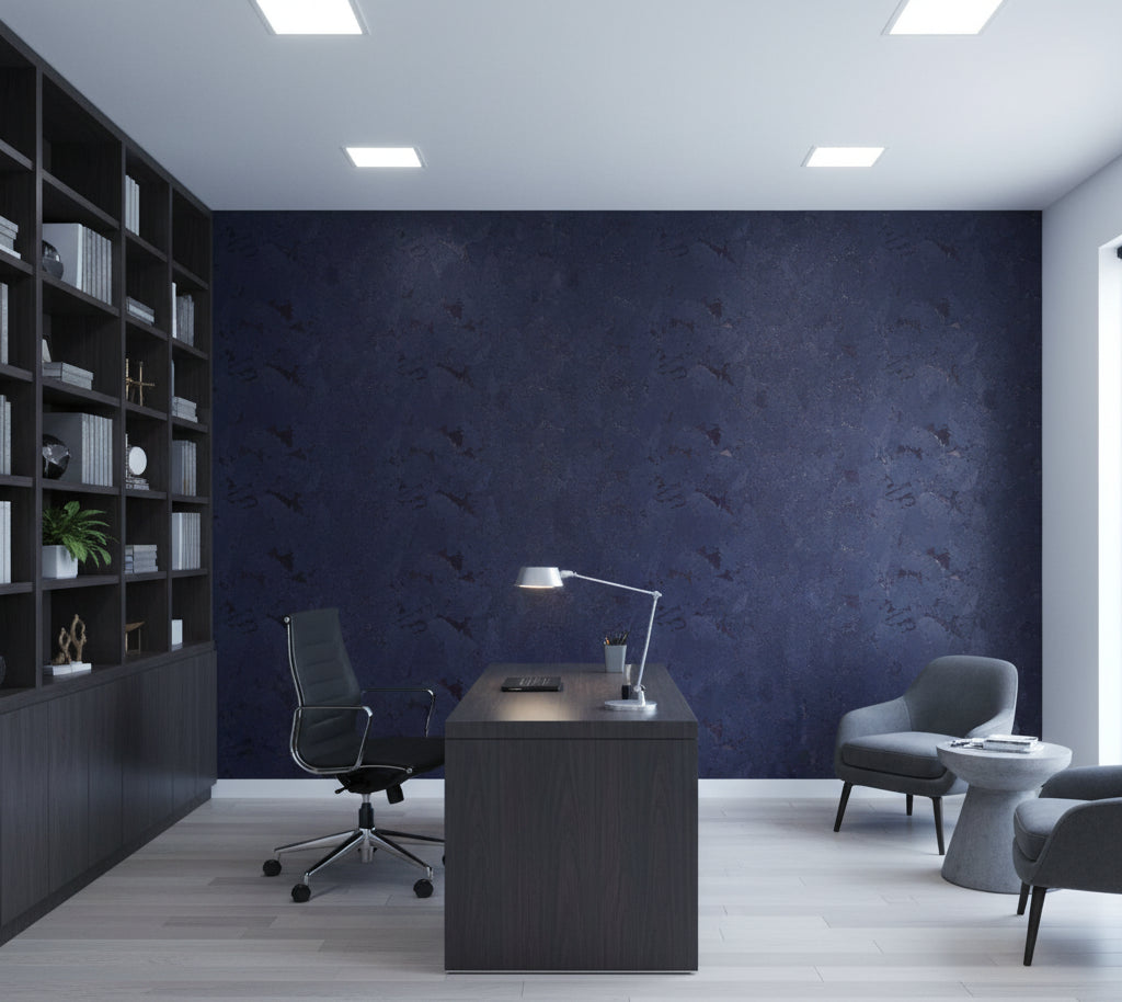 Carolina Cork Navy | Phillipe Romano - office room setting