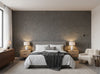 Caron Tabac Wallcovering - bedroom room setting