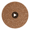 Caron Tabac Wallcovering Circular Swatch | DW