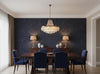 Caron Tabac Wallcovering - dining room room setting
