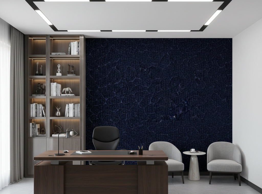 Caron Tabac Wallcovering - office room setting
