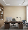 Carrara Ivory Chevron Grasscloth Wallcovering | Fentucci - office room setting