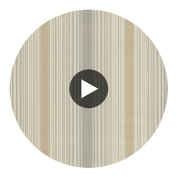 Casco Bay Beige Ombre Pinstripe Wallcovering Circular Swatch | LA Walls