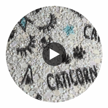 GLM-4029 Cat Unicorn Glitter Multi On Rainbow designer-wallcoverings-los-angeles 2