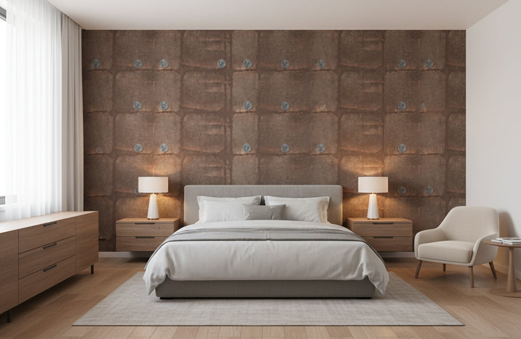 Caya Copper Leaf - bedroom room setting