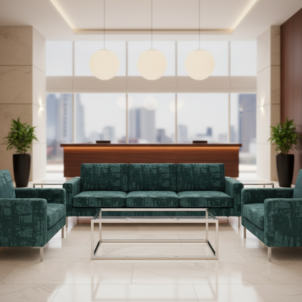 Turf Bay - Lagoon Upholstered Sofa | Architectural Fabrics