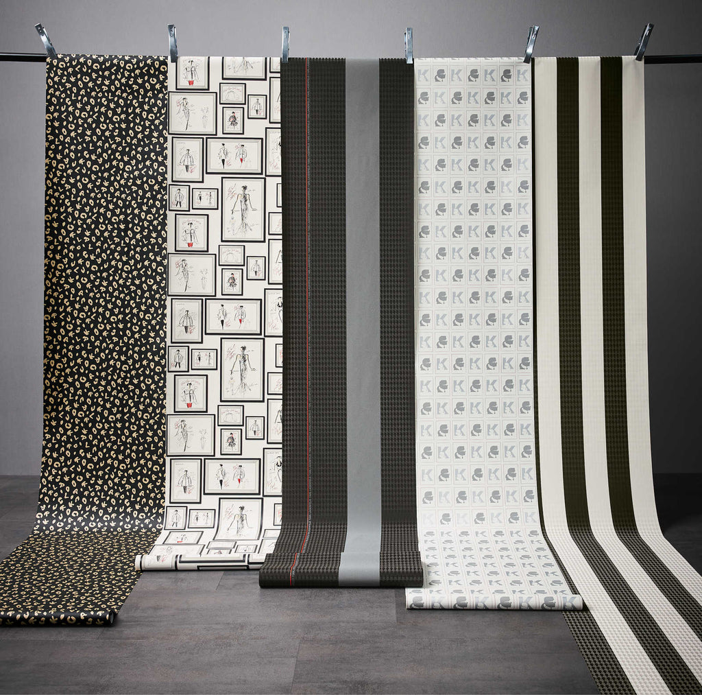 Karl Lagerfeld Black Wallcovering | AS Creation
