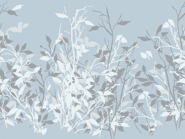 Bridgehampton-Powder Blue Wallcovering | Phillipe Romano
