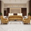 Pinnacle Rock - Daffodil Upholstered Sofa | Architectural Fabrics
